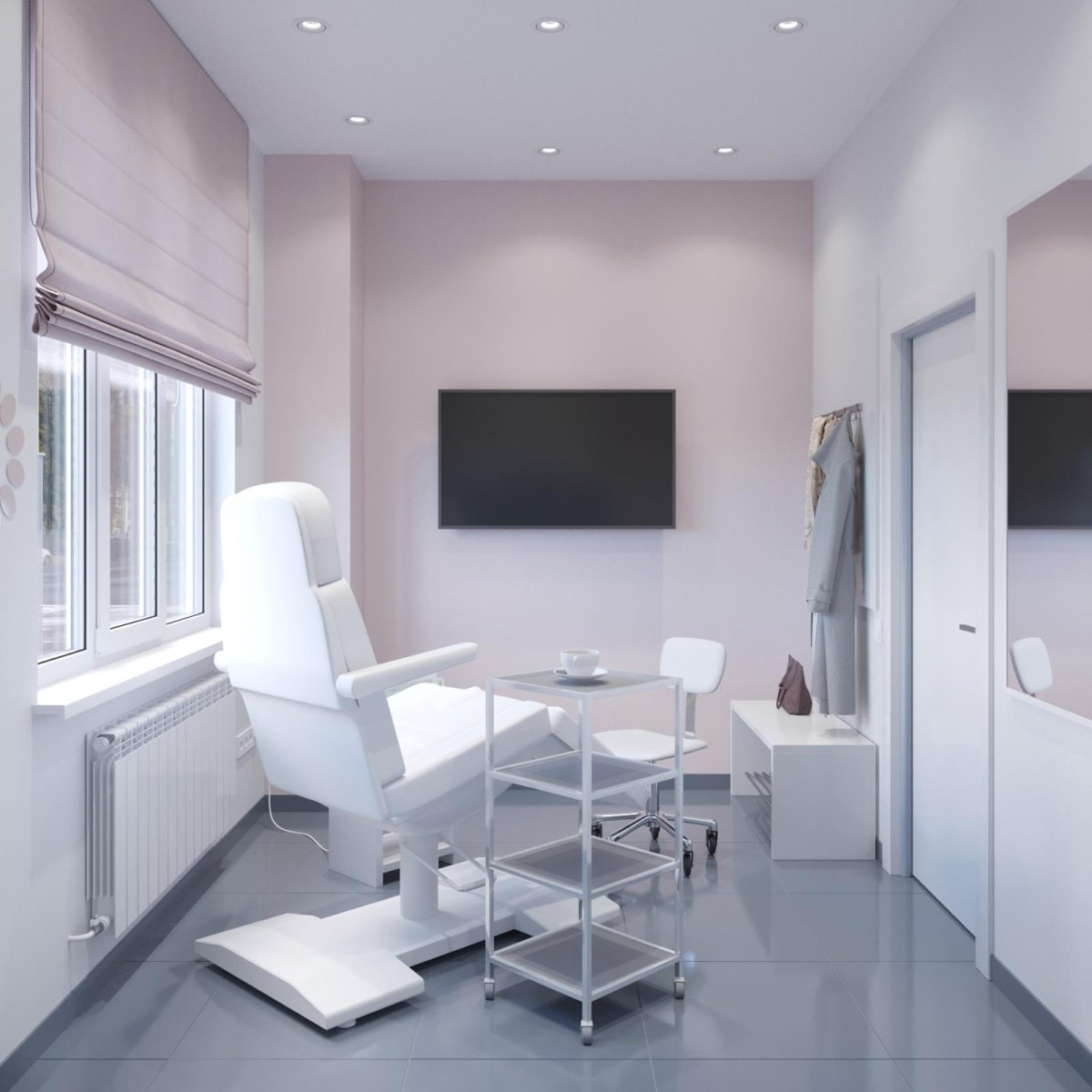 Интерьер салона маникюра