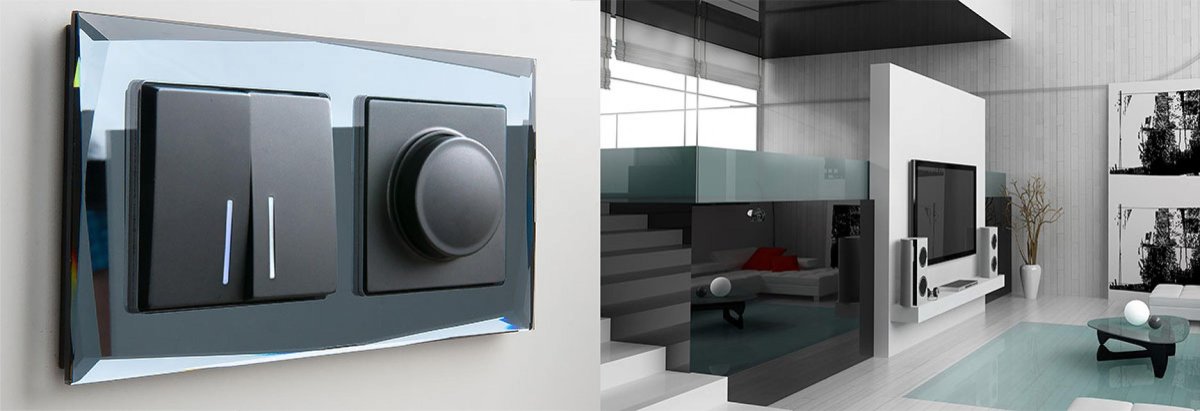 Выключатель Werkel Hammer в интерьере