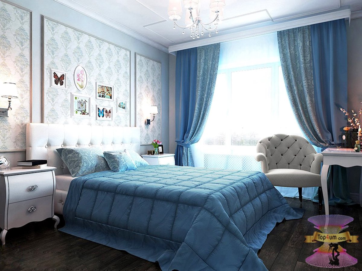 Голубая спальня
