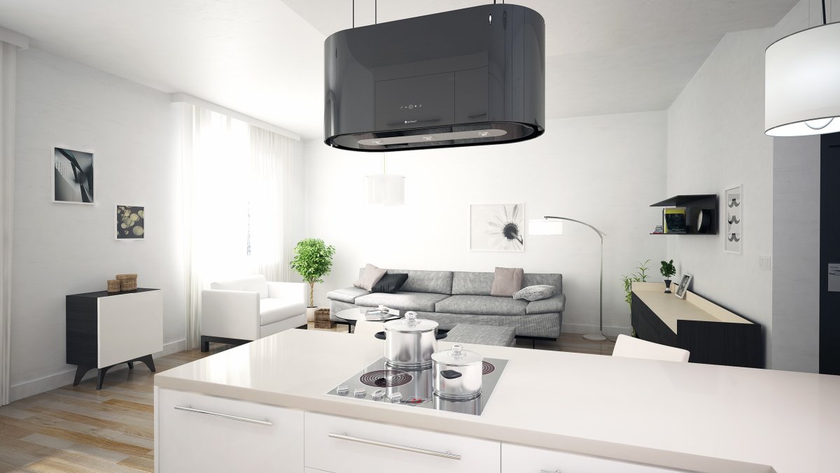 Кухонная вытяжка Konigin Serenity Black 80