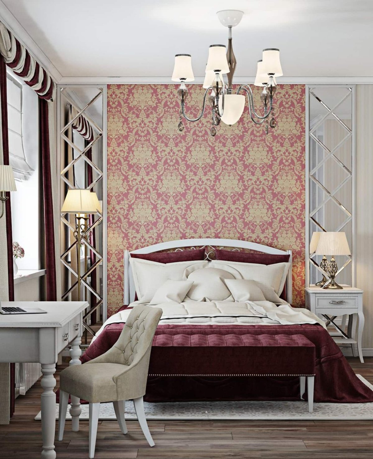 Спальня с вензелями