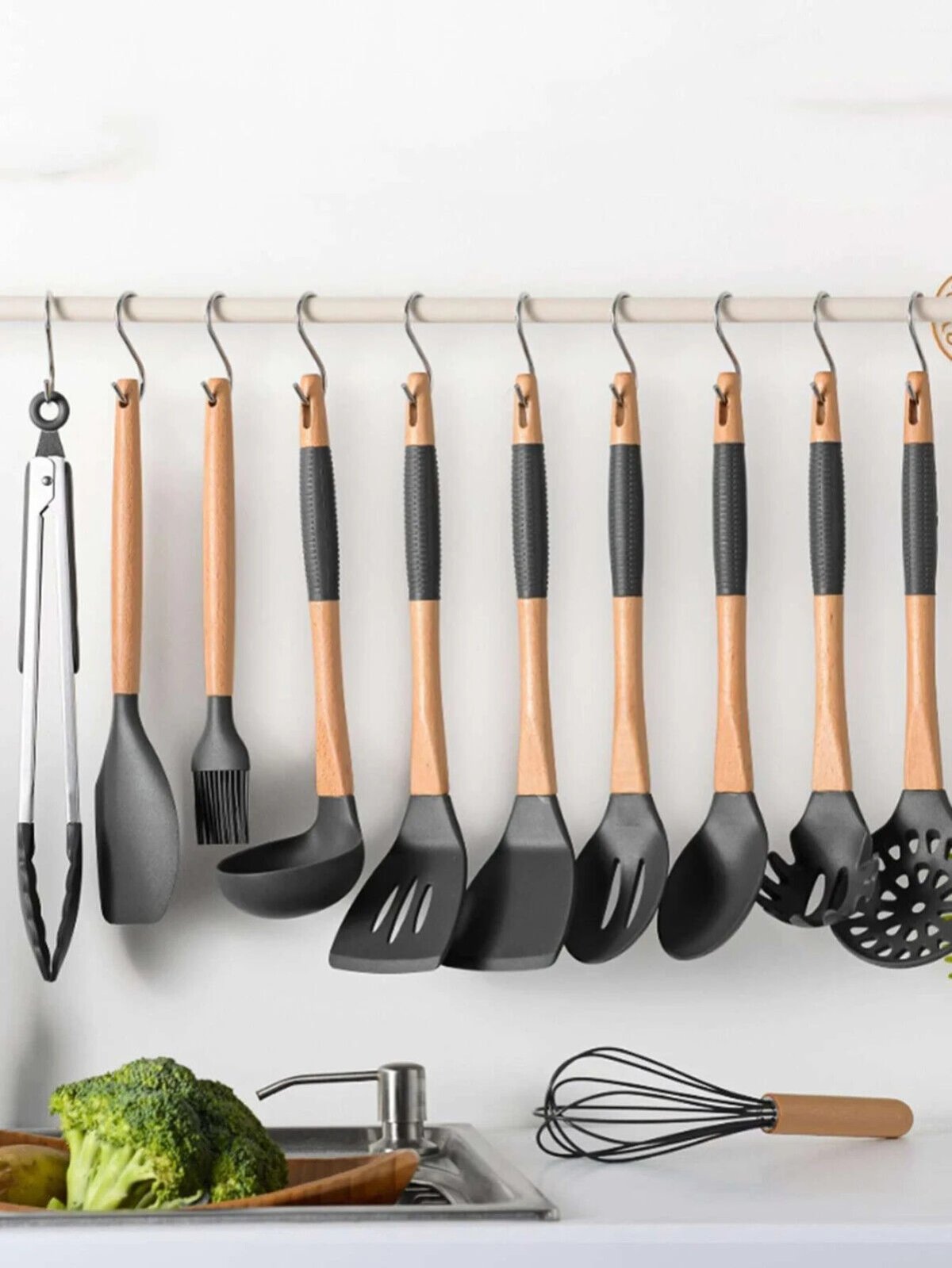 Silicone Kitchen Utensils набор