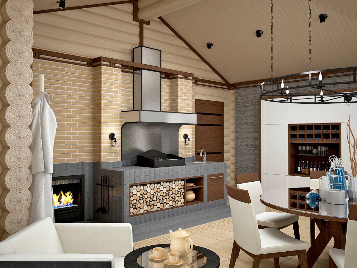 Барбекю в скандинавском стиле