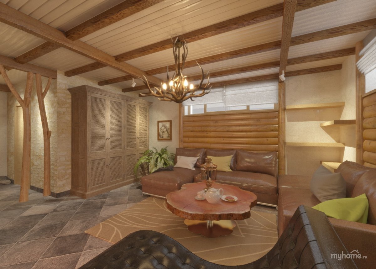 Баня с комнатой