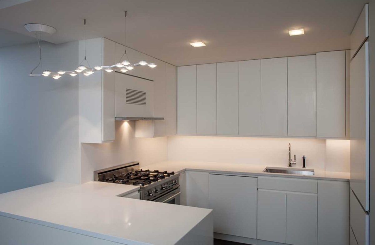 Освещение для кухни на потолок