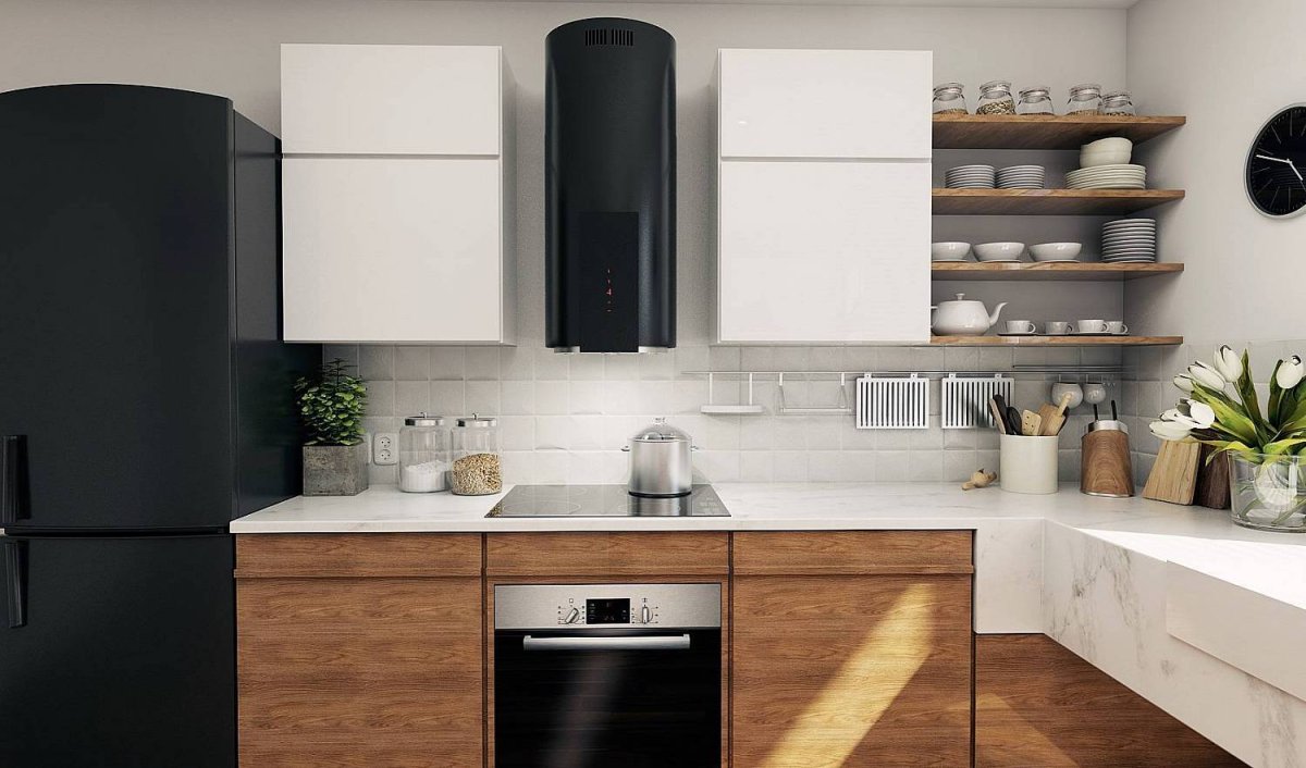 Кухонная вытяжка Konigin Equilibrium w Steel Glass