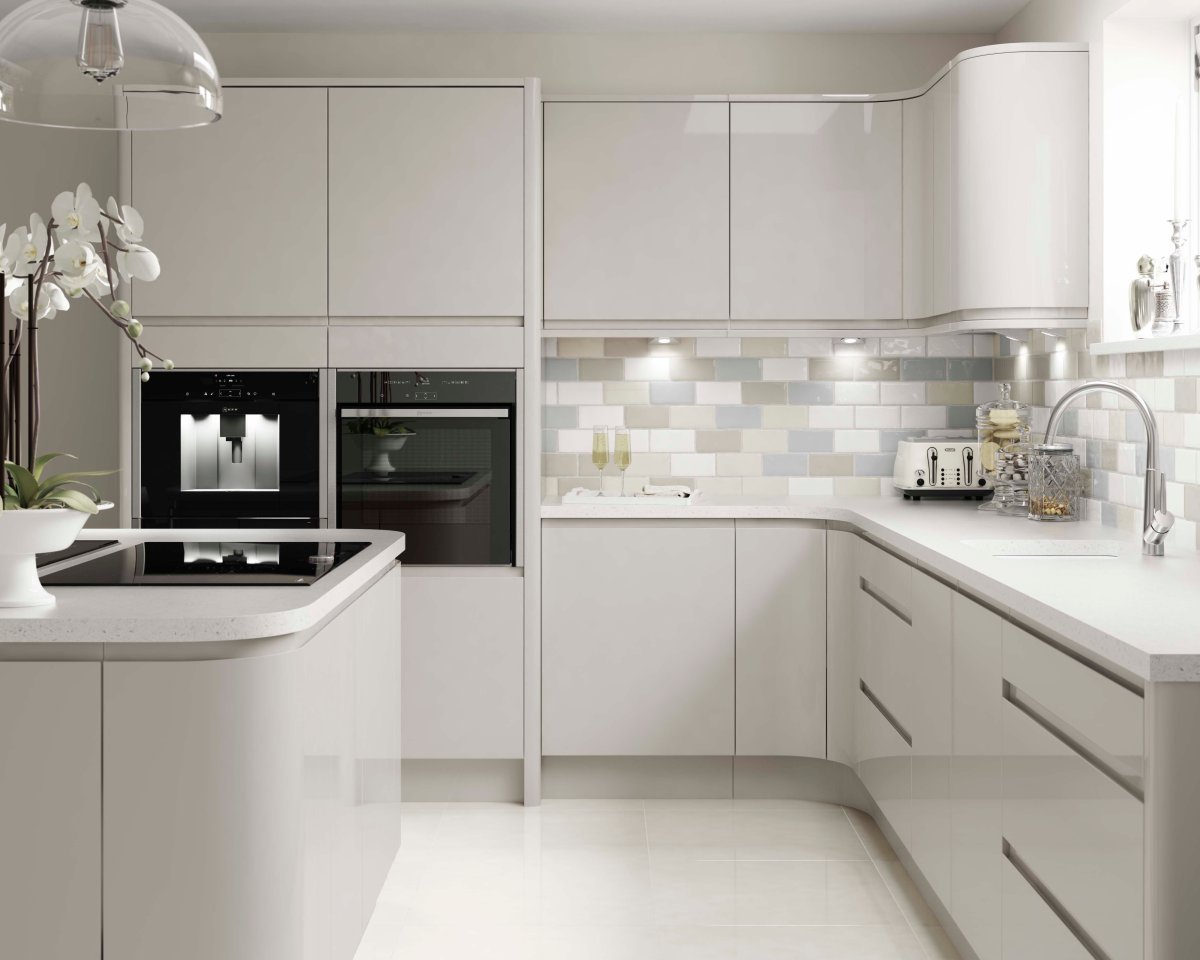 Кухня цвет кашемир матовая