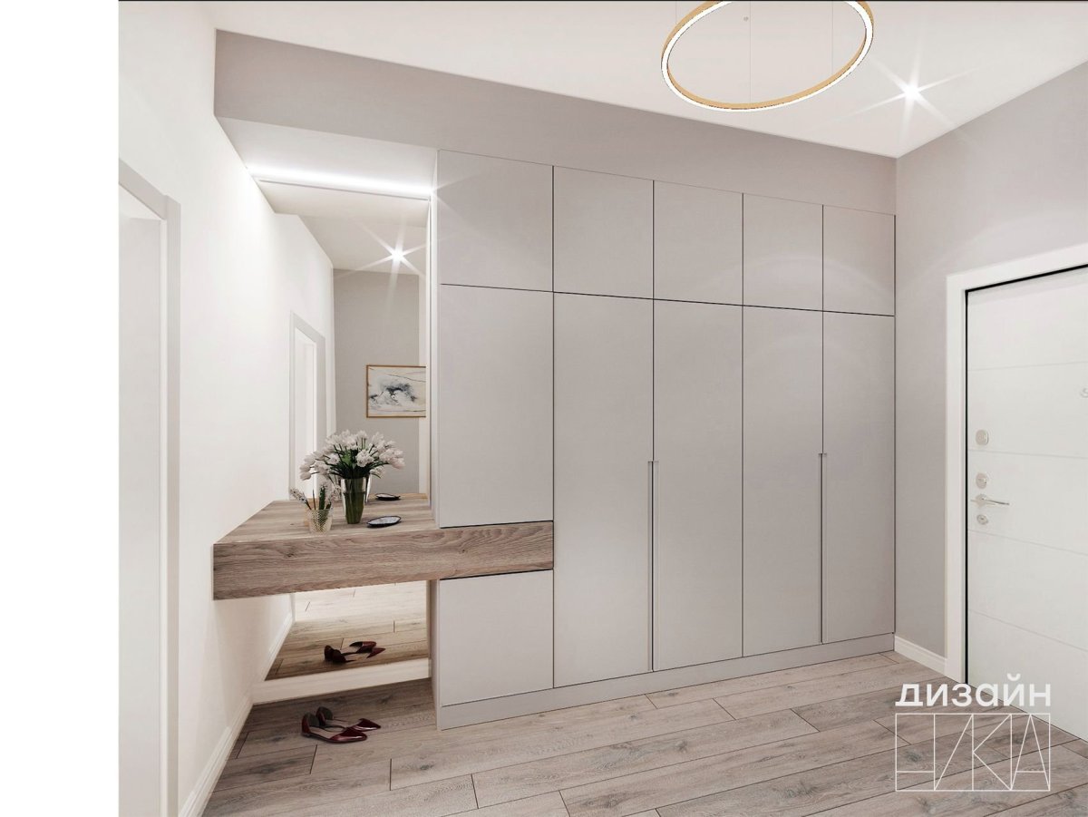 Прихожая кашемир серый