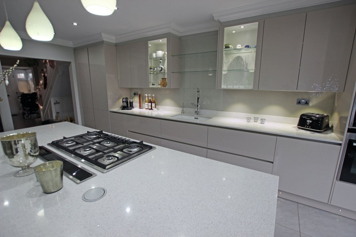 Кухни Мария серый кашемир