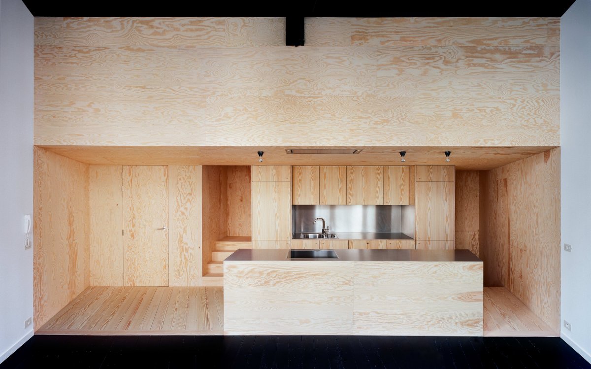 Кухня Минимализм фанера