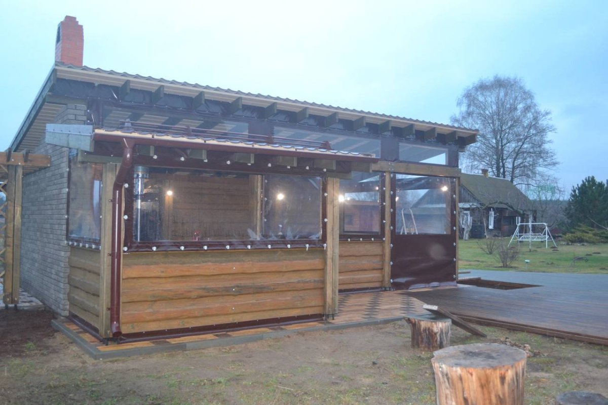 Утепленные беседки с летней кухней