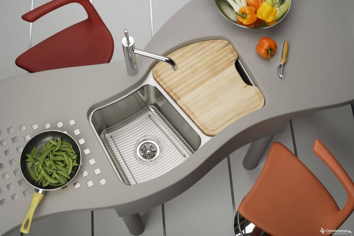 Необычные мойки для кухни