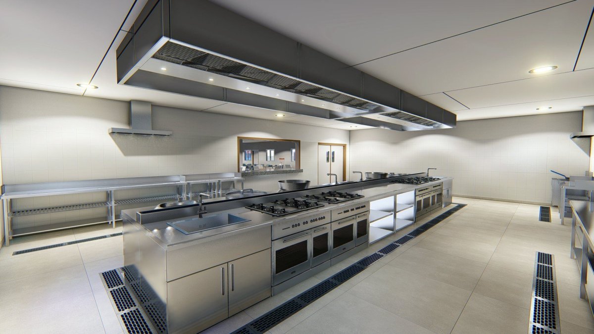 Современная профессиональная кухня