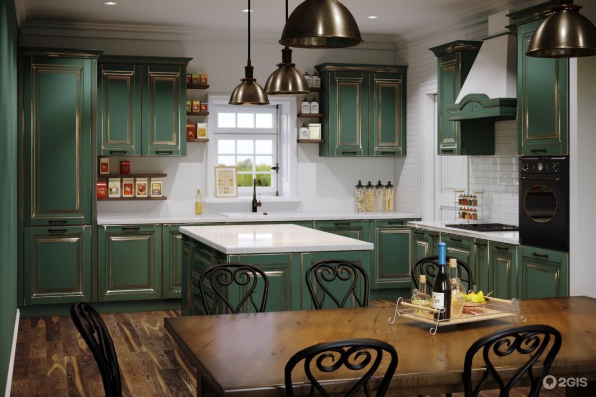 Кухня Мария Николь зеленая