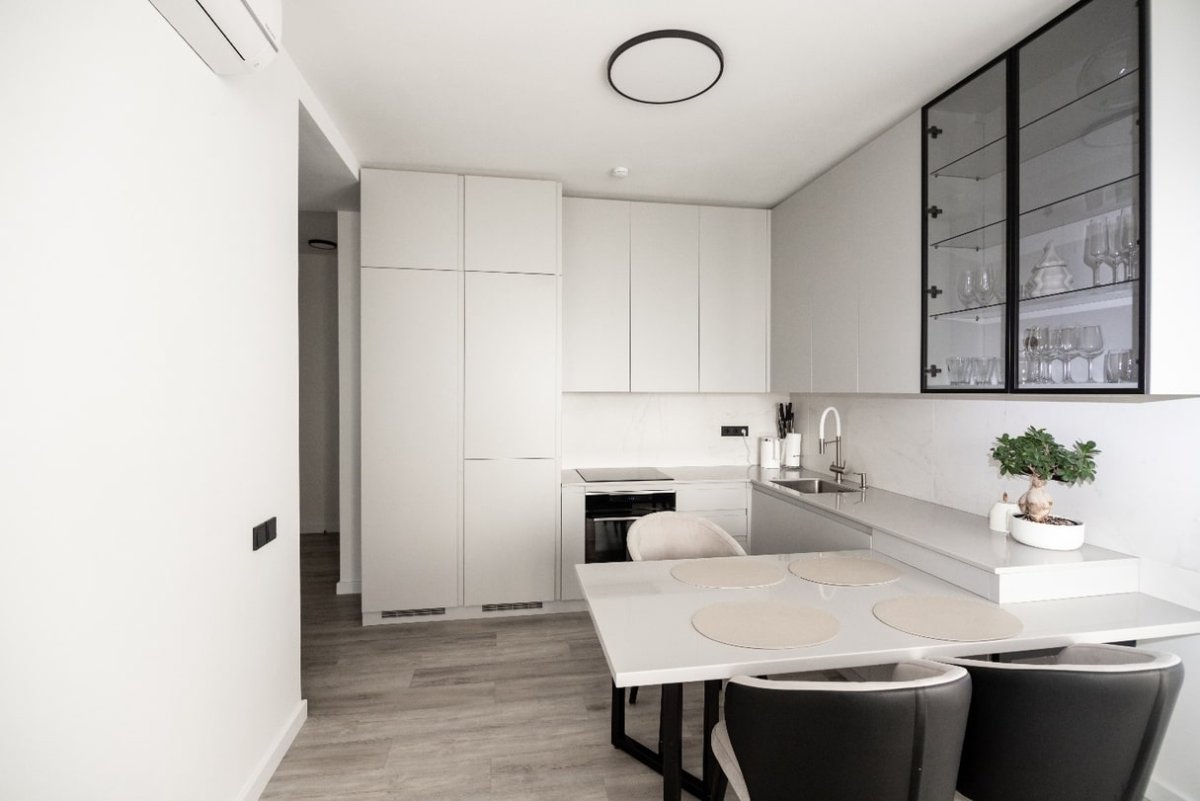 Минималистичная кухня дизайн