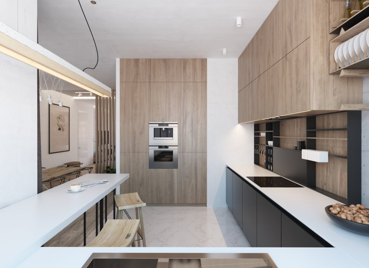 Кухня экостиль Минимализм