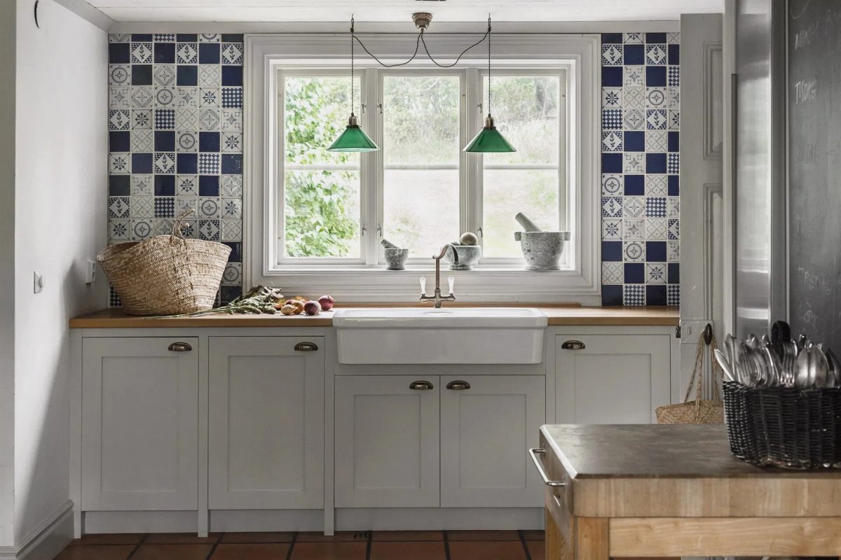 Плитка в стиле Кантри для кухни
