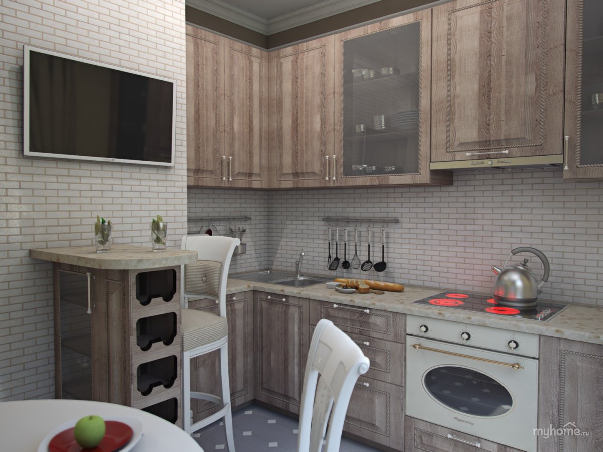 Кухня икеа в п3