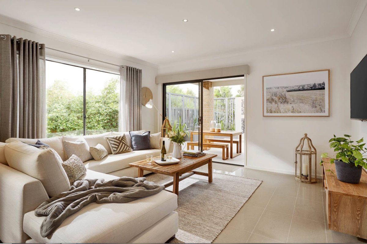 Гостиная с выходом на террасу