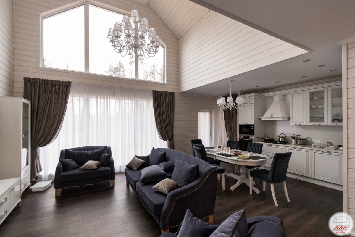 Кухни гостиные со вторым светом