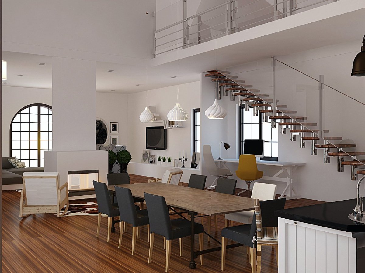 Столовая со вторым светом