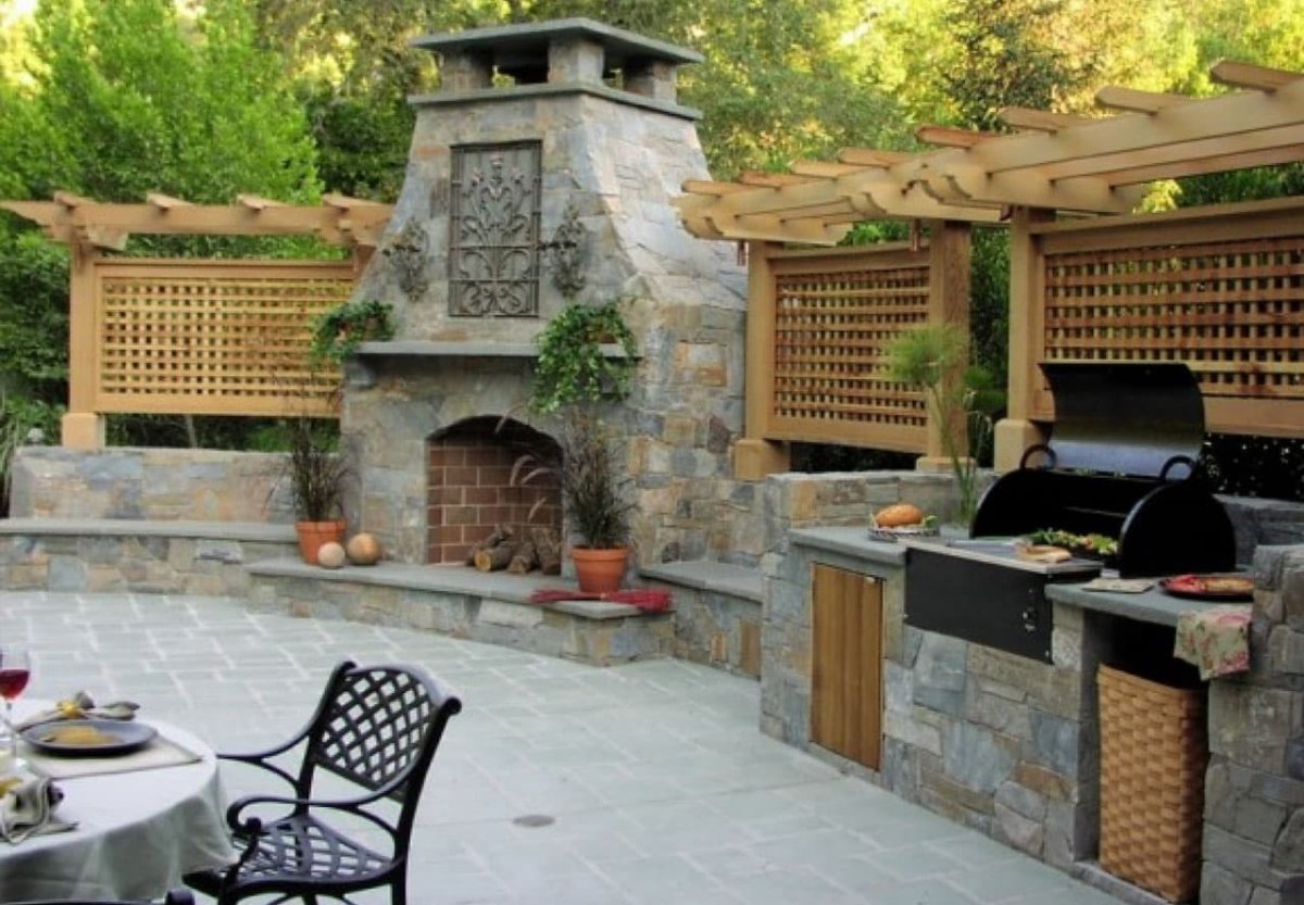 Барбекю в средиземноморском стиле