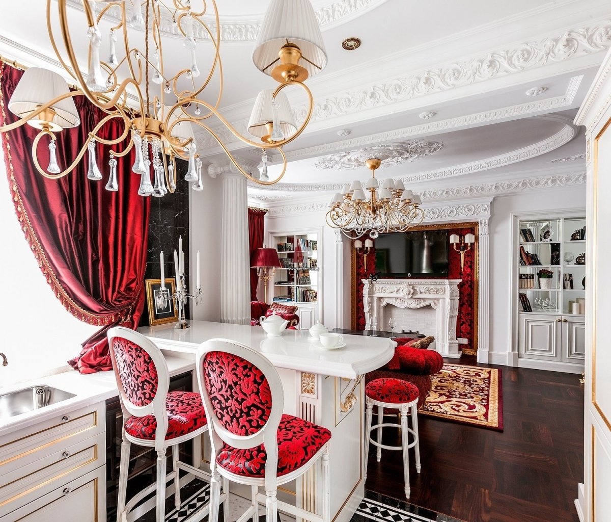 Стиль гламур в интерьере