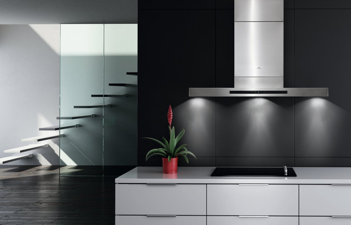 Каминная вытяжка GALVAMET Sigma 90/f/IX