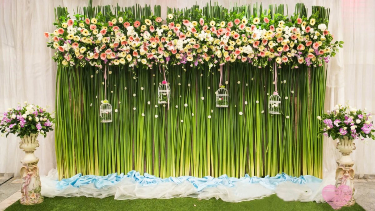 Декорации из цветов