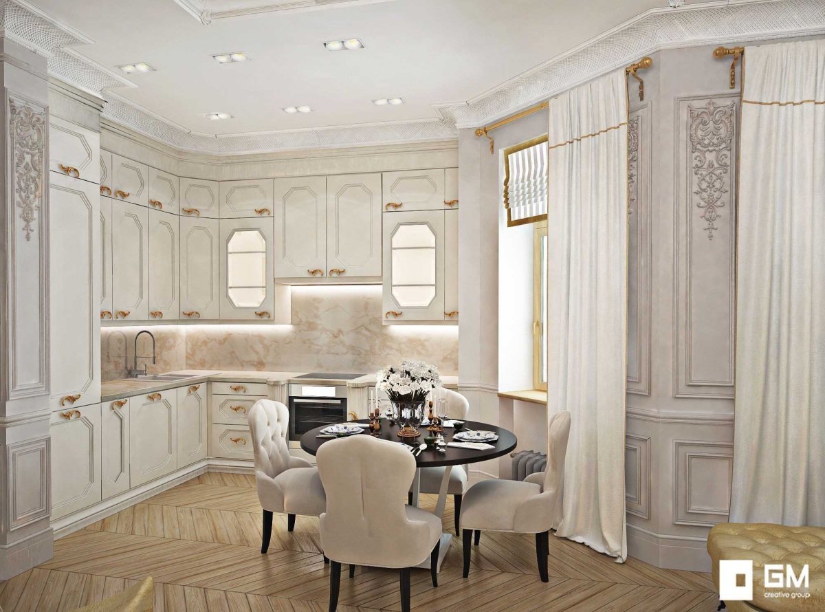 Дизайн квартиры в классическом стиле