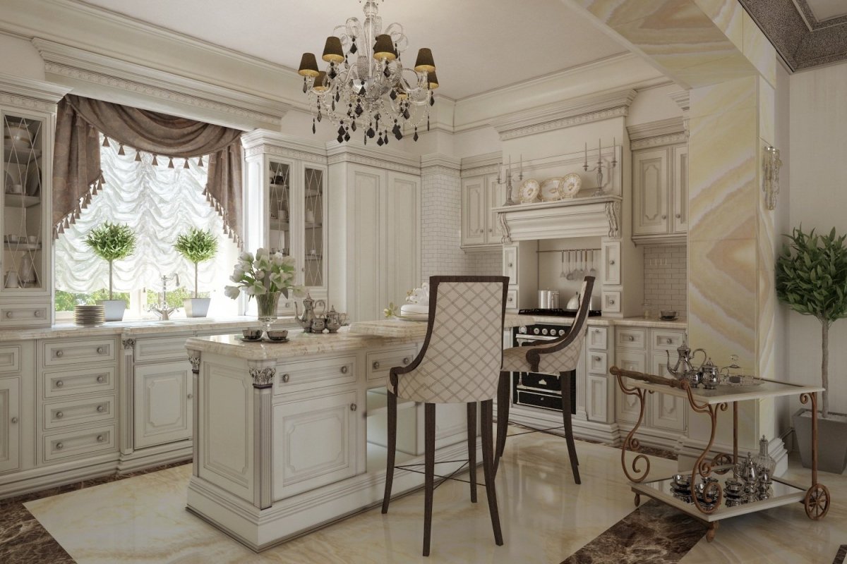 Кухня в стиле Ампир