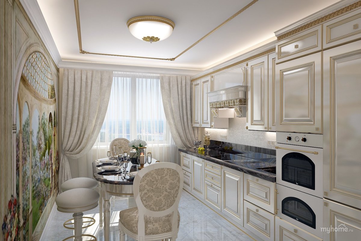 Кухня в стиле Ампир