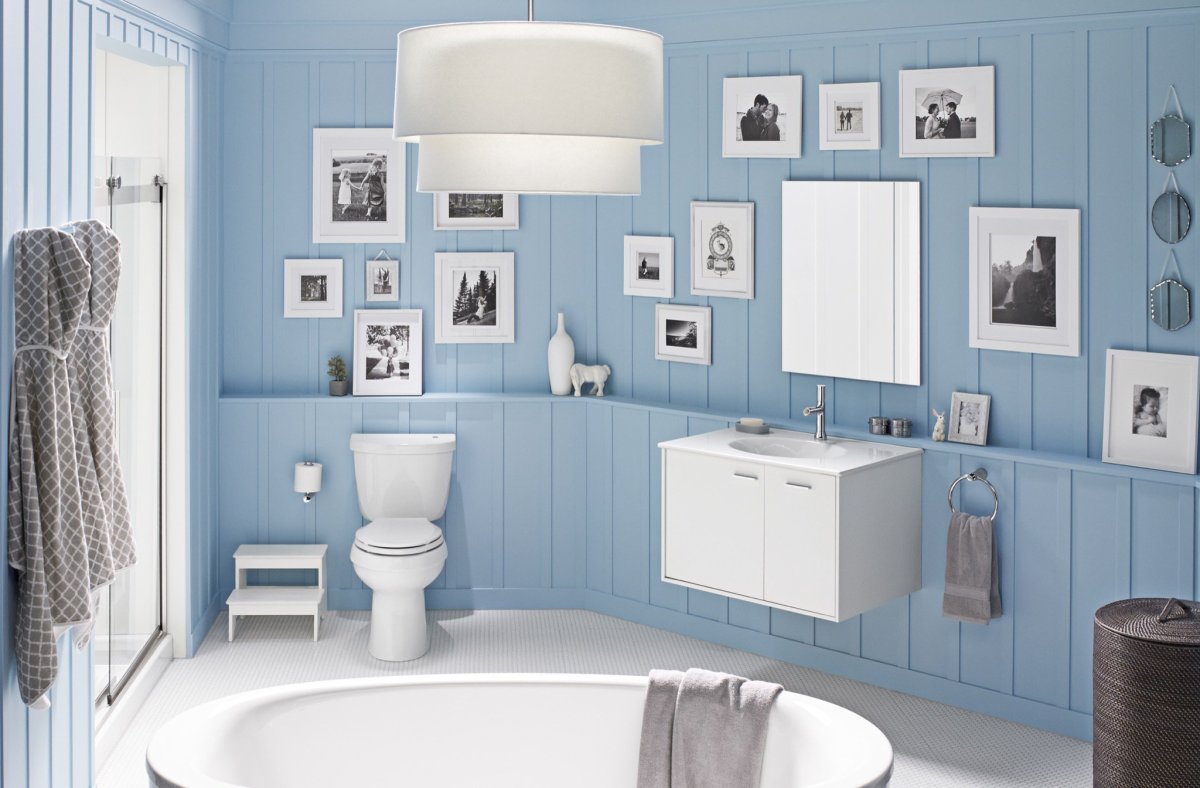 Ванна плитка и покраска скомбинировать