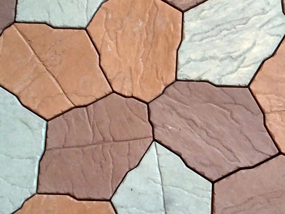 Каменный цветок мрамор плитка тротуарная