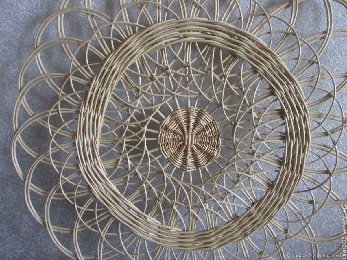 Плетеное панно на стену