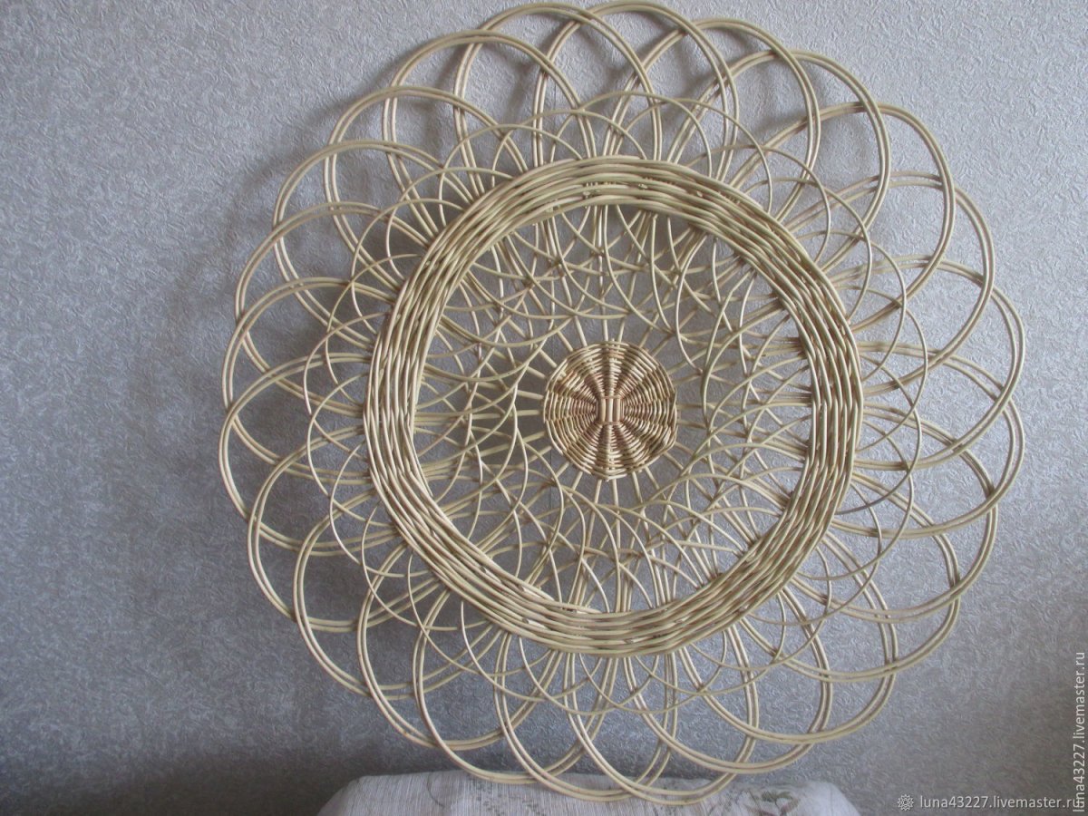 Плетеное панно на стену