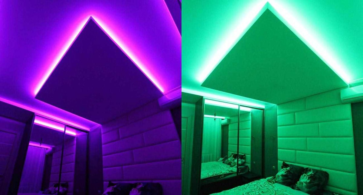 Светодиодная лента неоновая диодная led RGB