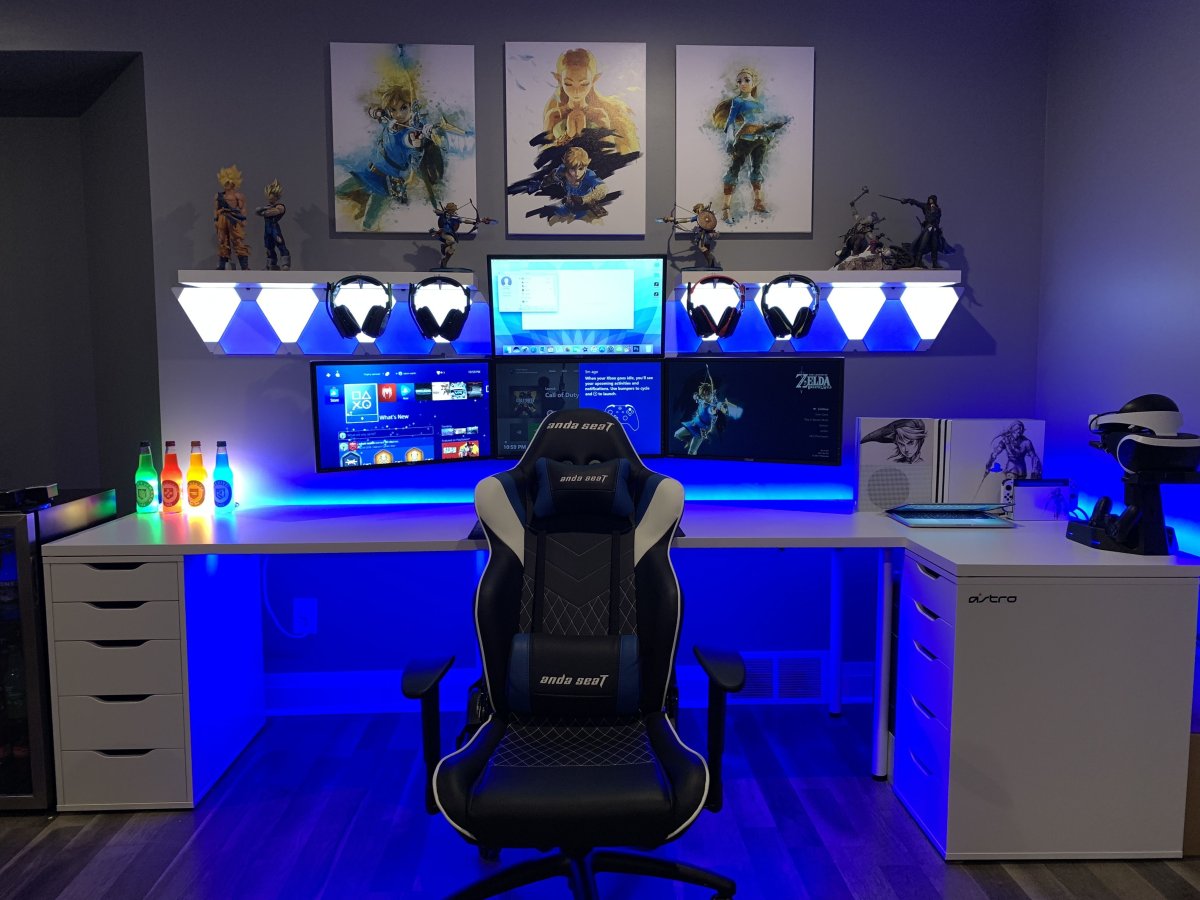 Игровая комната геймера