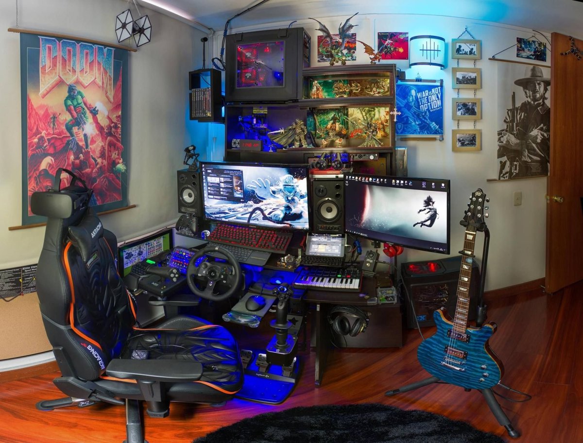 Комната в геймерском стиле