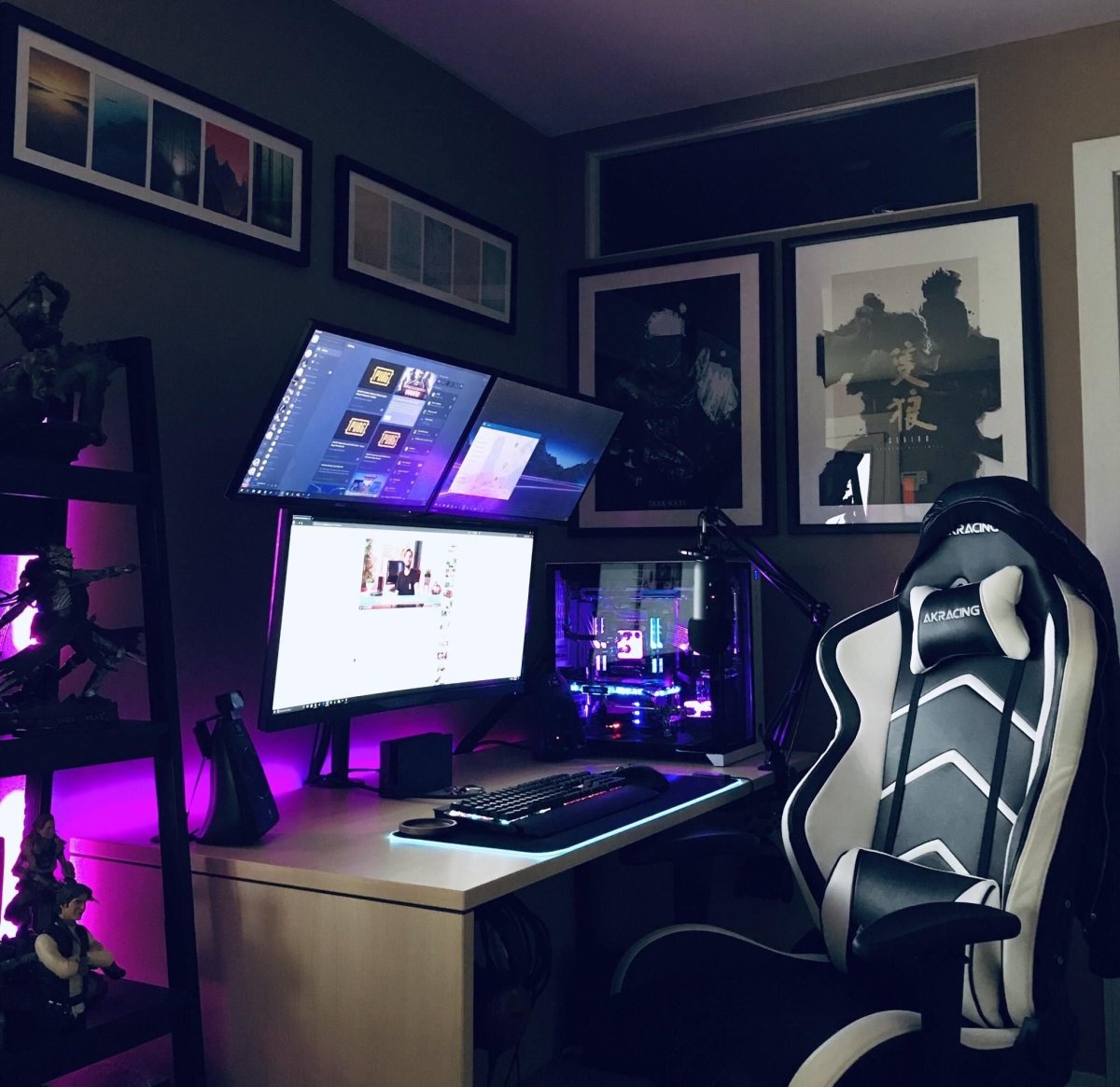 Стильная геймерская комната