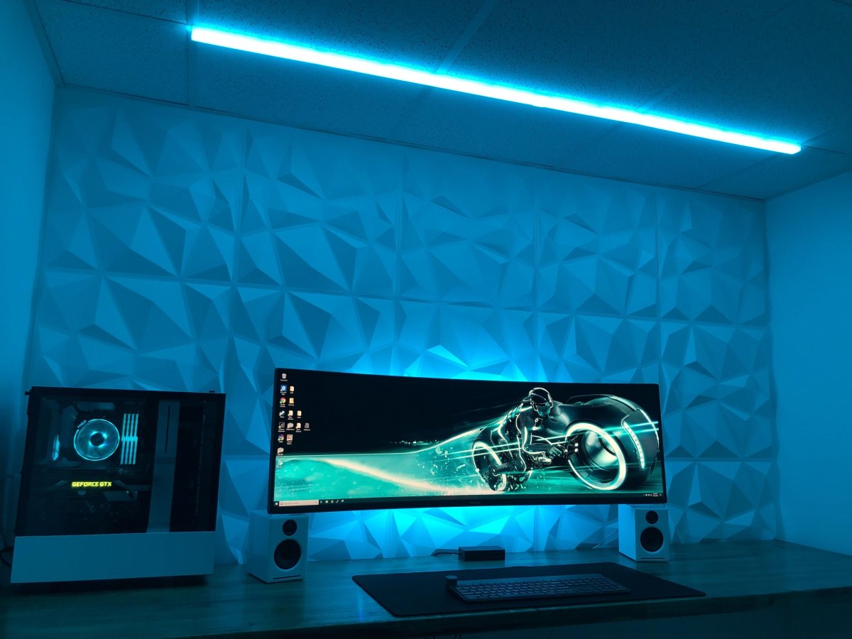 Геймерская комната бирюзовый