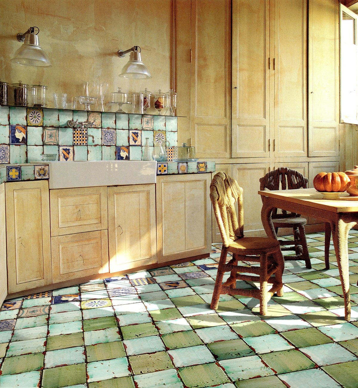 Плитка для кухни под старину