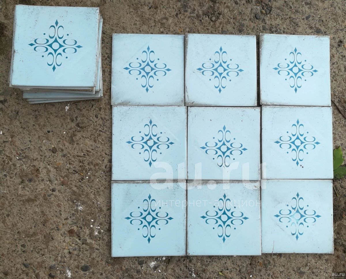 Советская плитка 15х15
