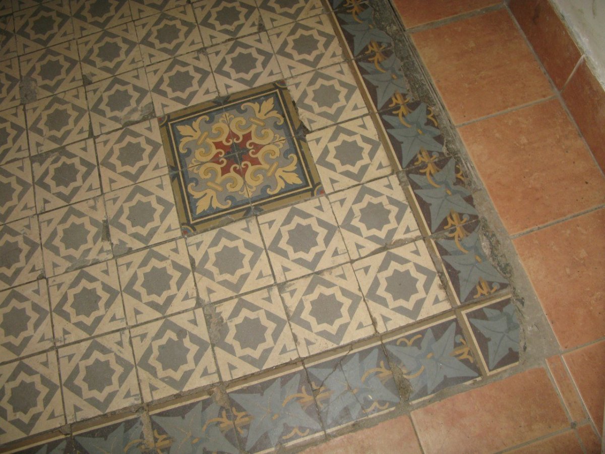 Метлахская плитка на пол