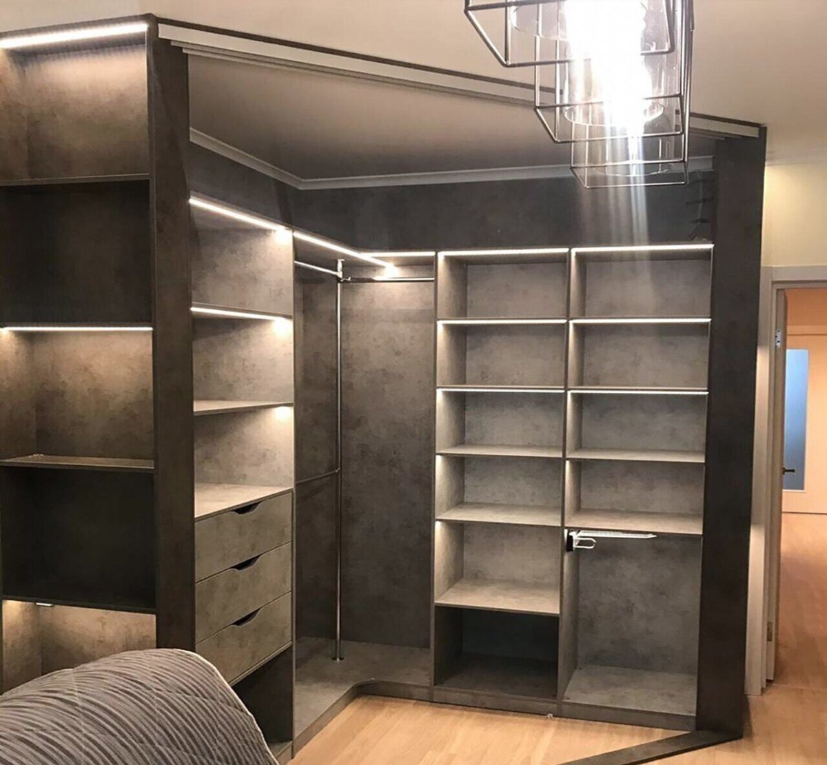 Угловая гардеробная