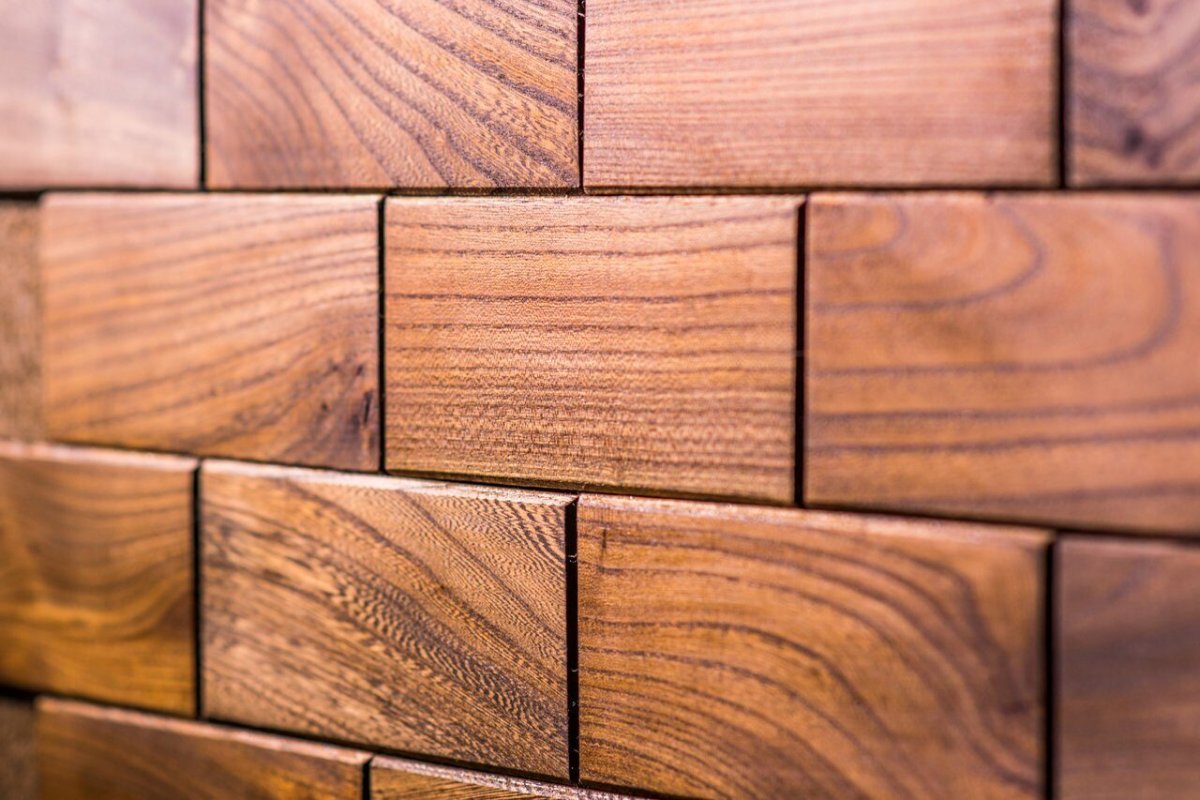 Деревянная плитка для стен