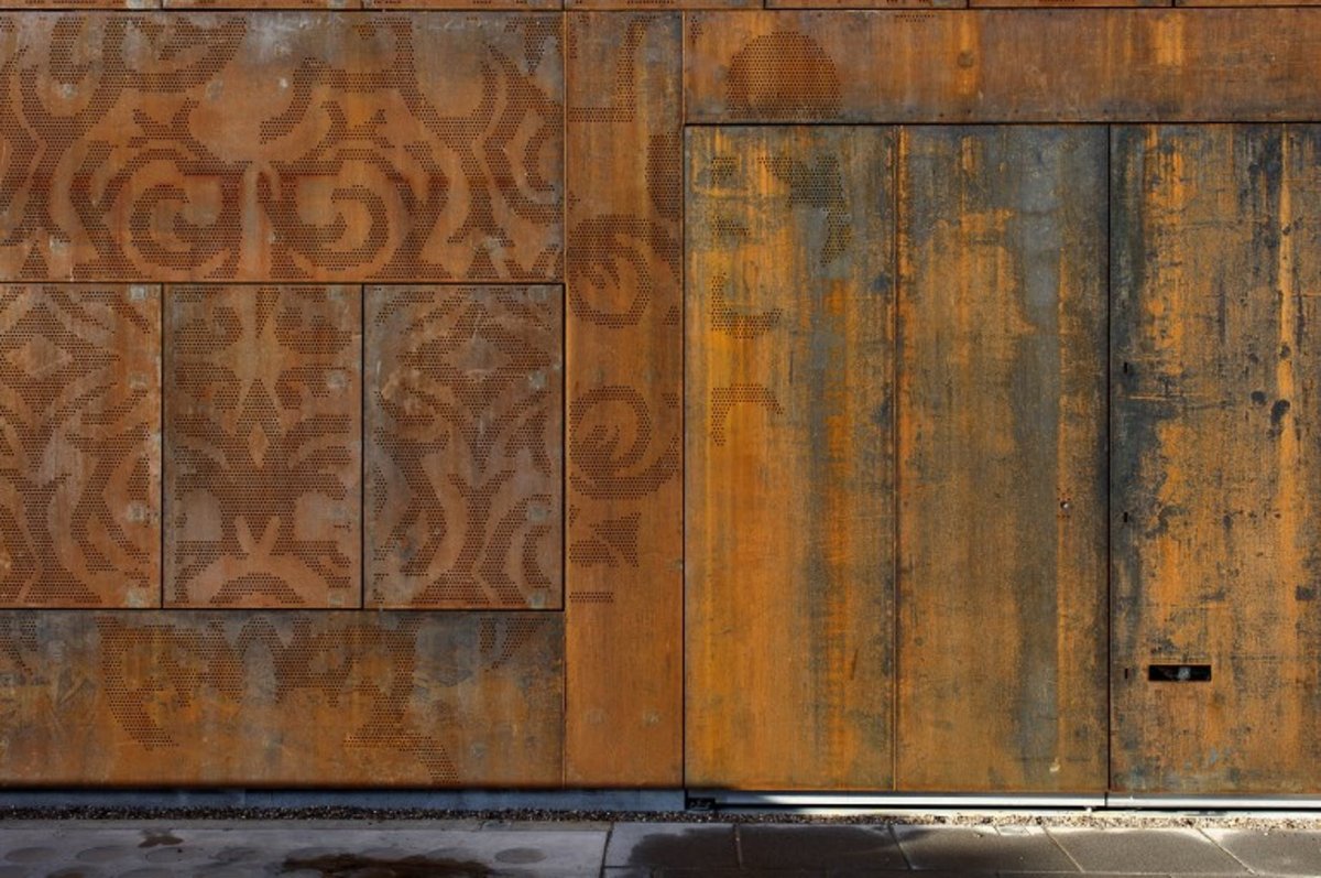 Сталь Кортен в интерьере