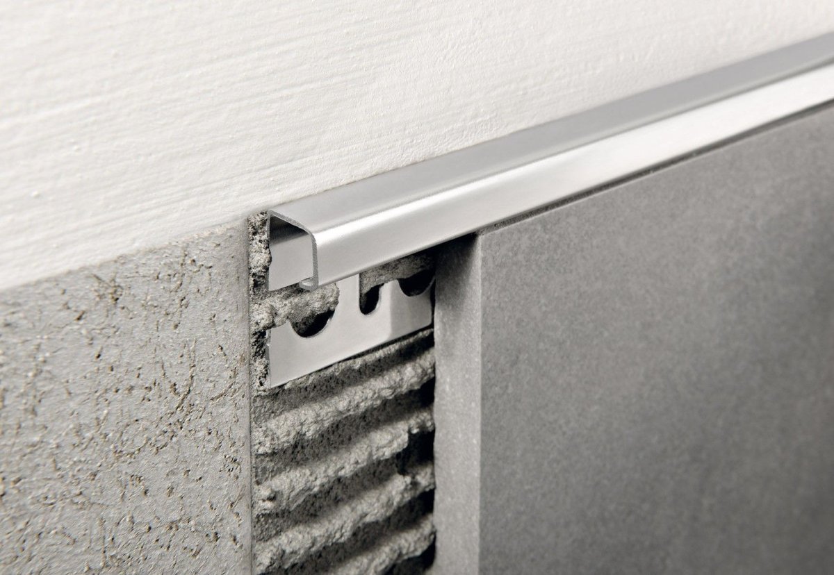 Торцевой отделочный профиль profilstar PROJOLLY Square 10 PJQACSB 10, H=10мм