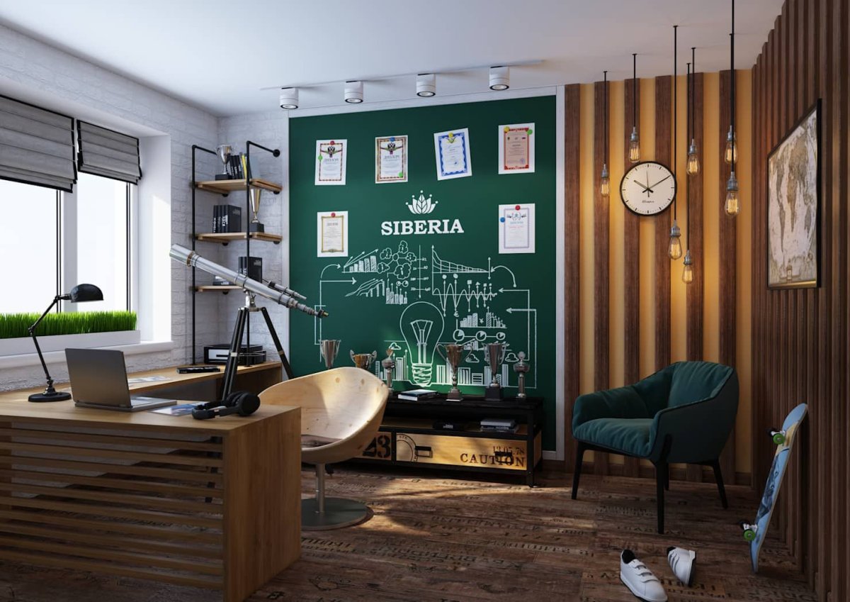 Грифельная краска в интерьере