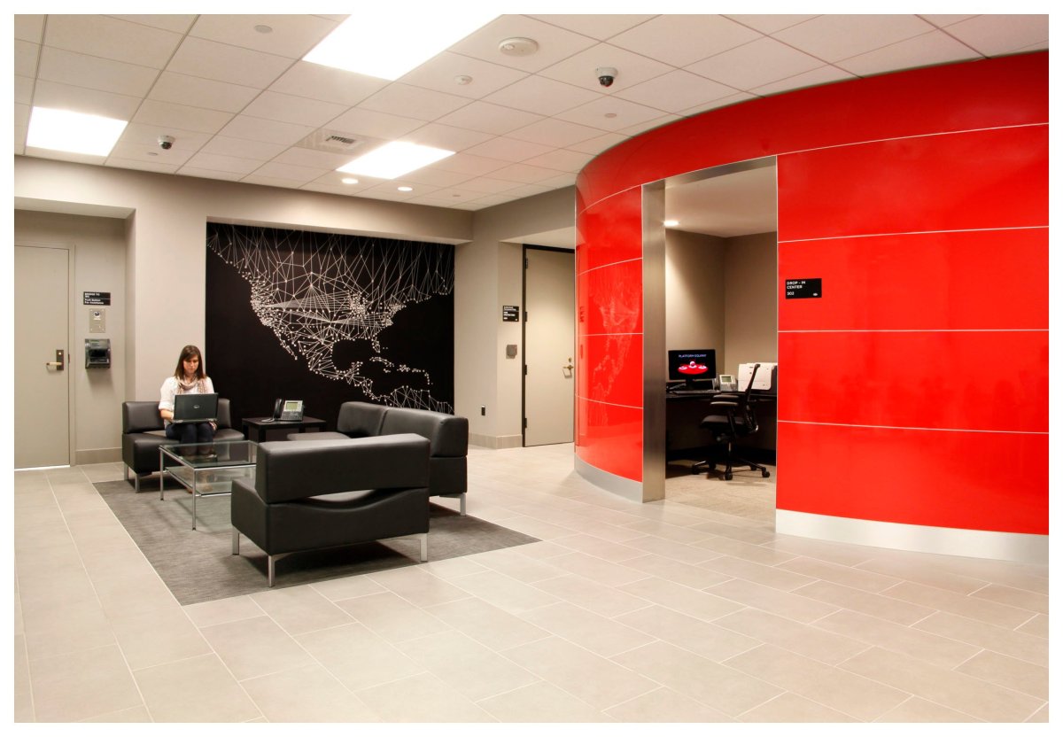 Интерьер клиентской зоны